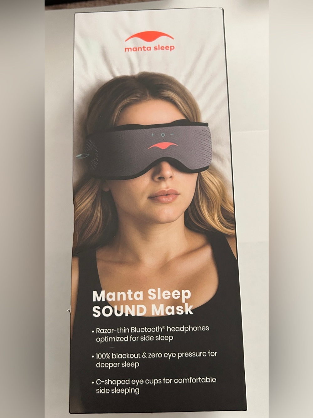 Manta Sleep SOUND Mask – Premium Bluetooth Sleep Mask eye mask new in box